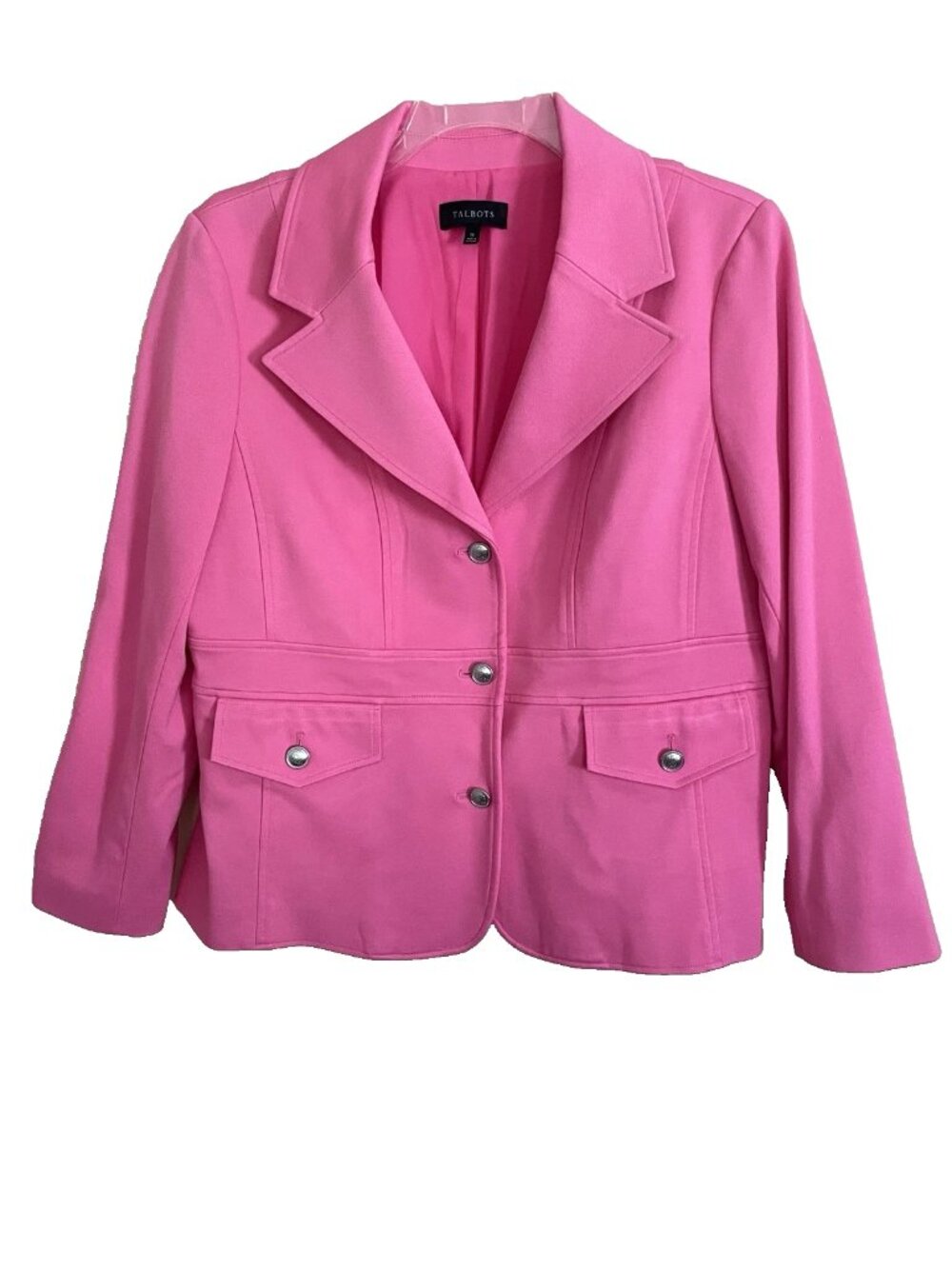 Talbots Pink Jacket Blazer Women's Size 16 Office Business Casual - Picture 2 of 11